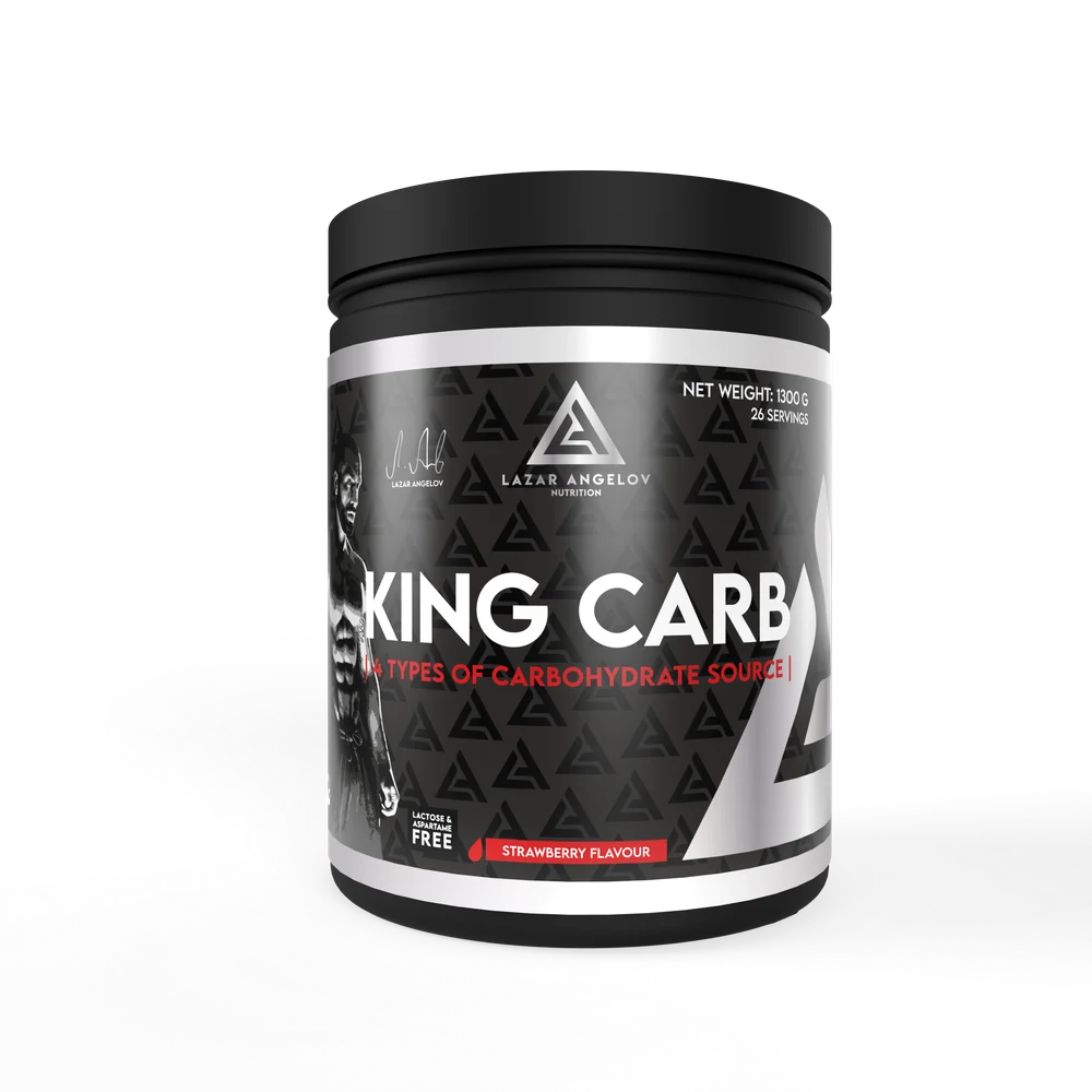 LA Nutrition King Carb 1300g — Matrice Glucidique 4 Sources — Fraise — ReservoirProt.fr
