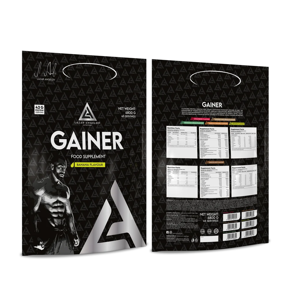 LA Nutrition Gainer 6800g — 75 Doses Prise de Masse Longue Durée — Banana — ReservoirProt.fr