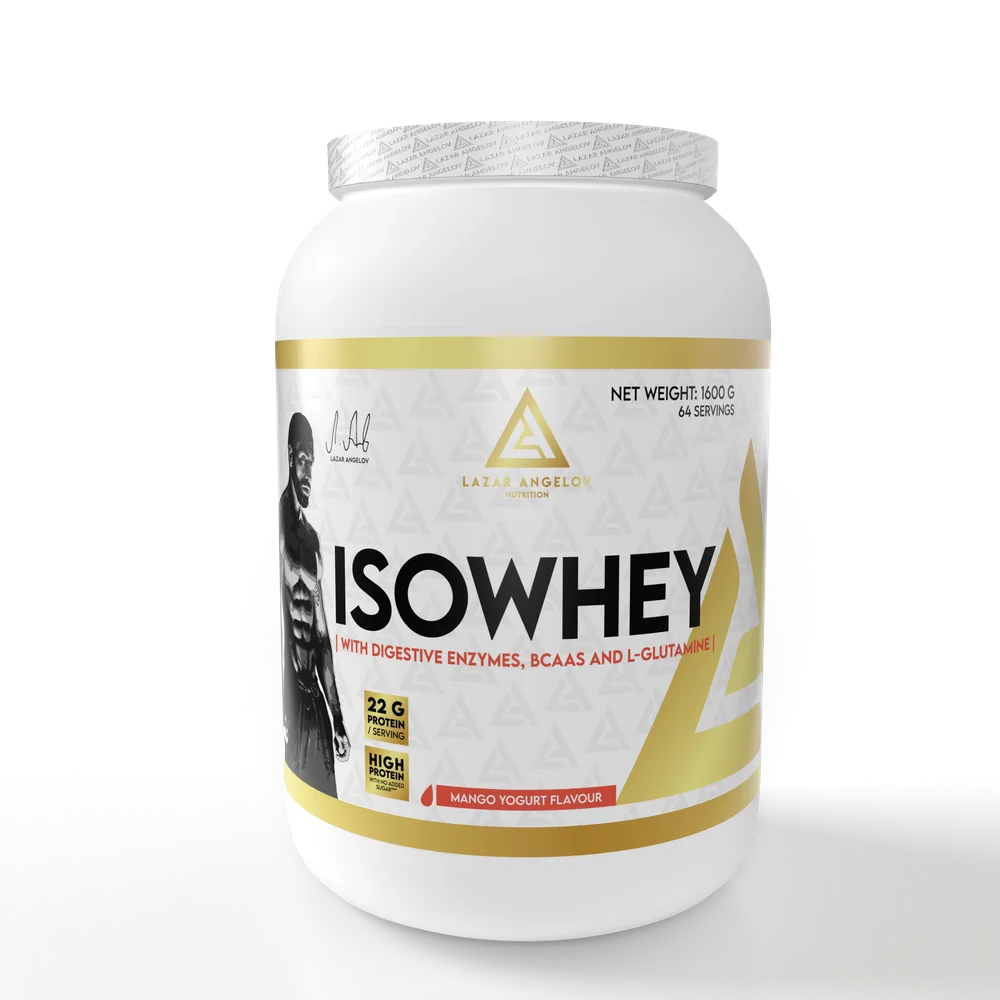 LA Nutrition IsoWhey Isolat de Protéines 1600g — Sèche & Définition — Mango Yogurt — ReservoirProt.fr