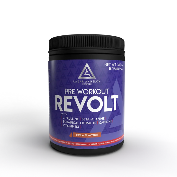 Booster Pré-Entraînement Revolt Cola - Lazar Angelov Nutrition - 380g