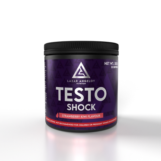 LA Nutrition Testo Shock Booster Poudre Fraise-Kiwi 300g — ReservoirProt.fr